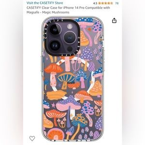Castify mushroom iPhone 14 Pro mag safe case